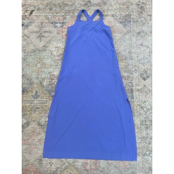 Athleta Arrival Maxi Cross Back Dress Size XS Lilac Purple Blue - Picture 4 of 11